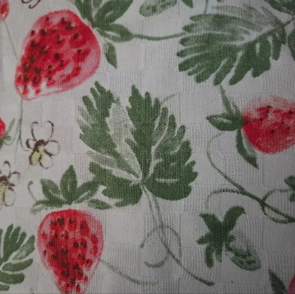 House & Garden- NEW Spring Est. 1901 Strawberry Placemats Set of 4 - Picture 3 of 5